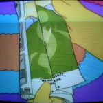 Bild von Homer wie er das MAD Fold-In faltet