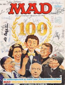 Signiertes MAD Magazin Nummer 100