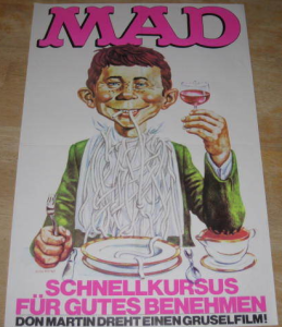 Deutsches MAD Werbeposter