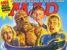 US MAD Magazin Nummer 456 mit den Fantastic Four