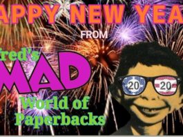 Neujahrsgrüsse von der 'Alfred's MAD World of Paperbacks' Gruppe