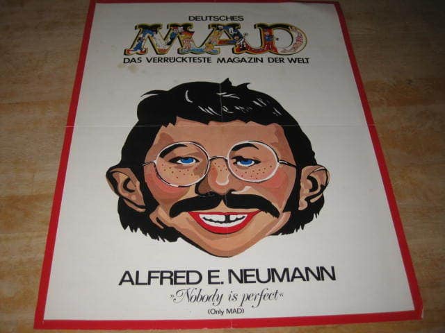 Seltenes Alfred E. Neumann Poster