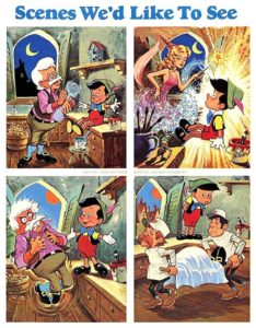 Pinocchio in "Filmszenen, die wir gerne sehen würden" von Jack Rickard