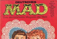 Deutsches Mad Nr.58 Mad dreht einen Alfred Hitchcock Film