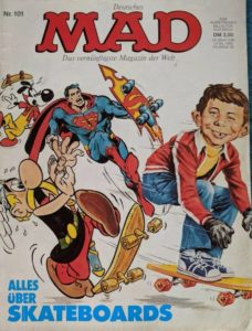 Deutsches MAD Nummer 101 (September 1977) mit Asterix und alles über Skateboards