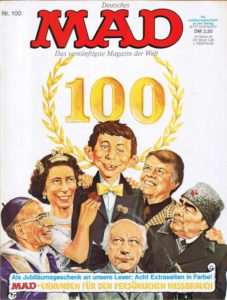 Deutsches MAD Nummer 100 (August 1977) - Die Jubiläumsausgabe mit Jimmy Carter und Queen Elizabeth II.