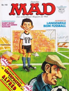 Deutsches MAD Nummer 110 (Juni 1978) mit dem ehemaligen Bundestrainer Helmut Schön