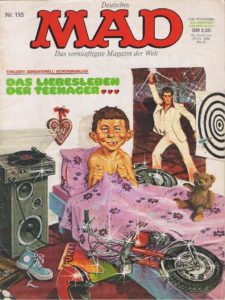 Deutsches MAD Nummer 115 (November 1978) und das Liebesleben der Teenager