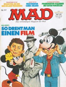 Deutsches MAD Nummer 117 (Januar 1979) mit Micky Mouse und Humphrey Bogart