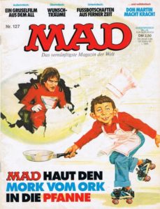 Deutsches MAD Nummer 127 (November 1979) mit Robin Williams als der Mork vom Ork
