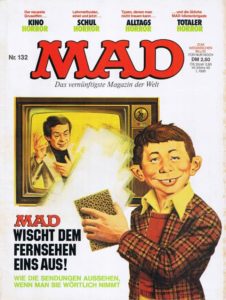 Deutsches MAD Nummer 132 (April 1980) mit Harald Juhnke und "Amityville Horror"