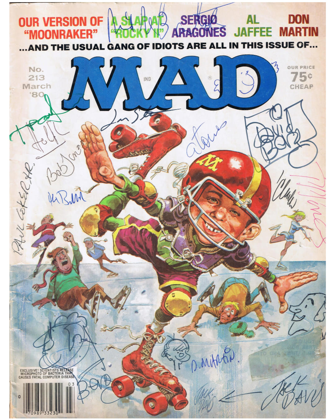 Ein beliebtes Heft zum signieren, damals 1980