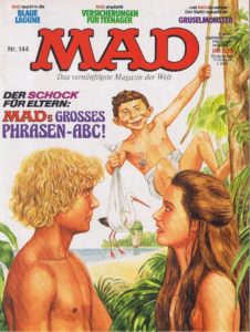 Deutsches MAD Nummer 144 (April 1981) mit Brooke Shields und "Die blaue Lagune"