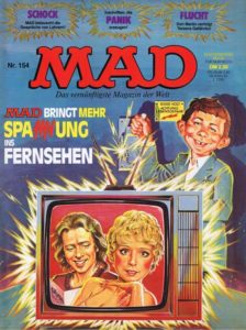 Deutsches MAD Nummer 154 (Februar 1982) mit Thomas Gottschalk und Ingrid Steeger