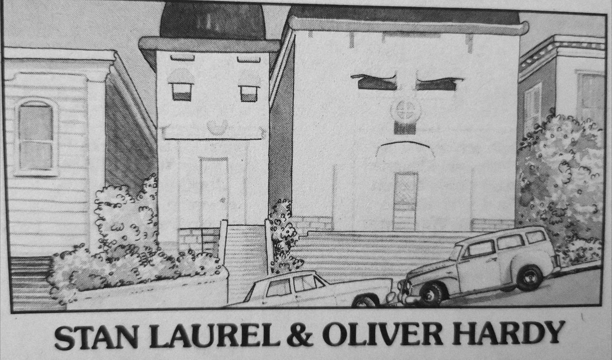 Die Häuser von Laurel & Hardy
