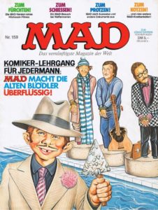Deutsches MAD Nummer 159 (Juli 1982) mit Dieter Hallervorden, Mike Krüger und Gottlieb Wendehals