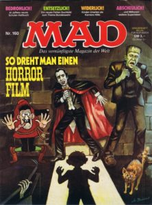 Deutsches MAD Nummer 160 (August 1982) - Die Horrorfilm Ausgabe mit Dracula und Frankenstein