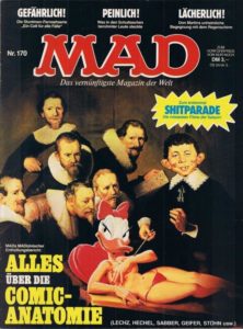 Deutsches MAD Nummer 170 (Juni 1983) parodiert "Ein Colt für alle Fälle" mit Lee Majors