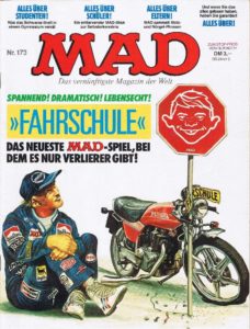 Deutsches MAD Nummer 173 (September 1983) mit Formal 1 Legende Niki Lauda