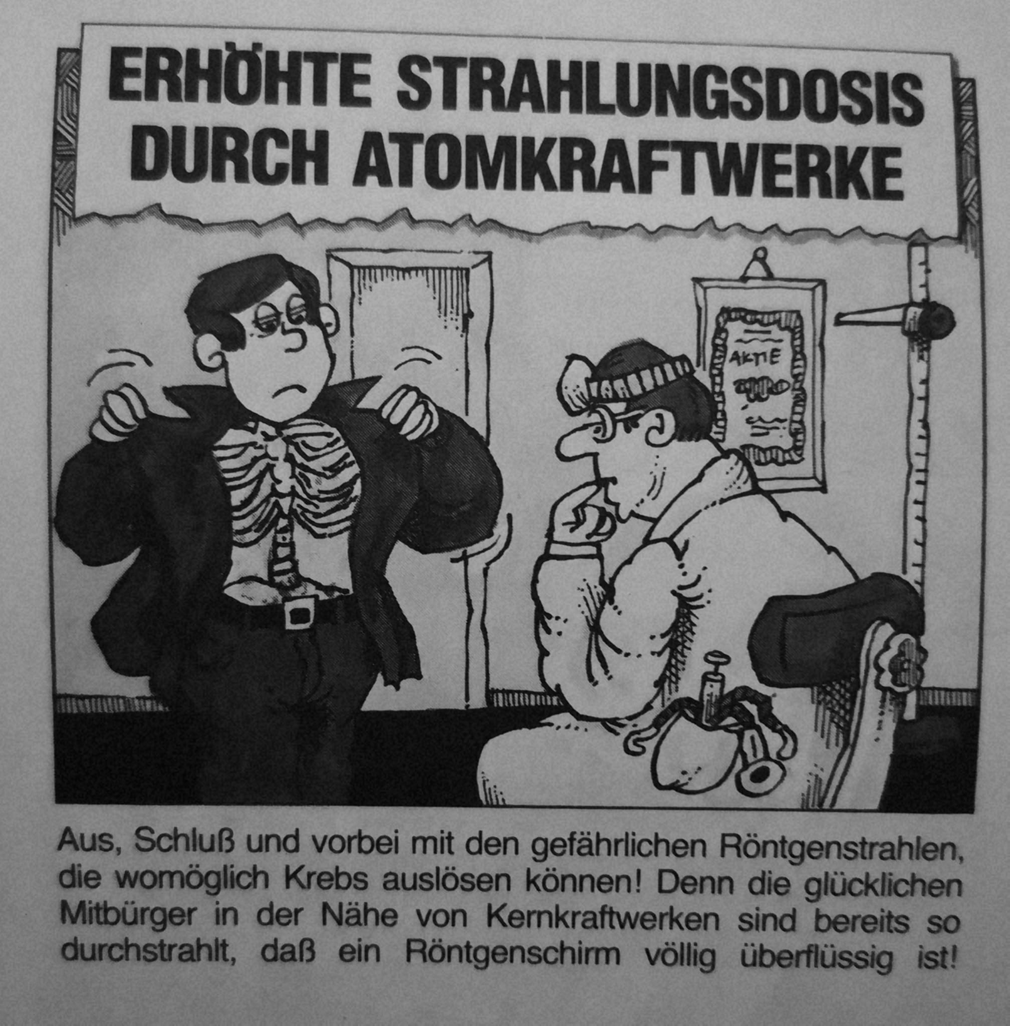 Der Arzt hat den Durchblick, dank Umweltverschmutzung