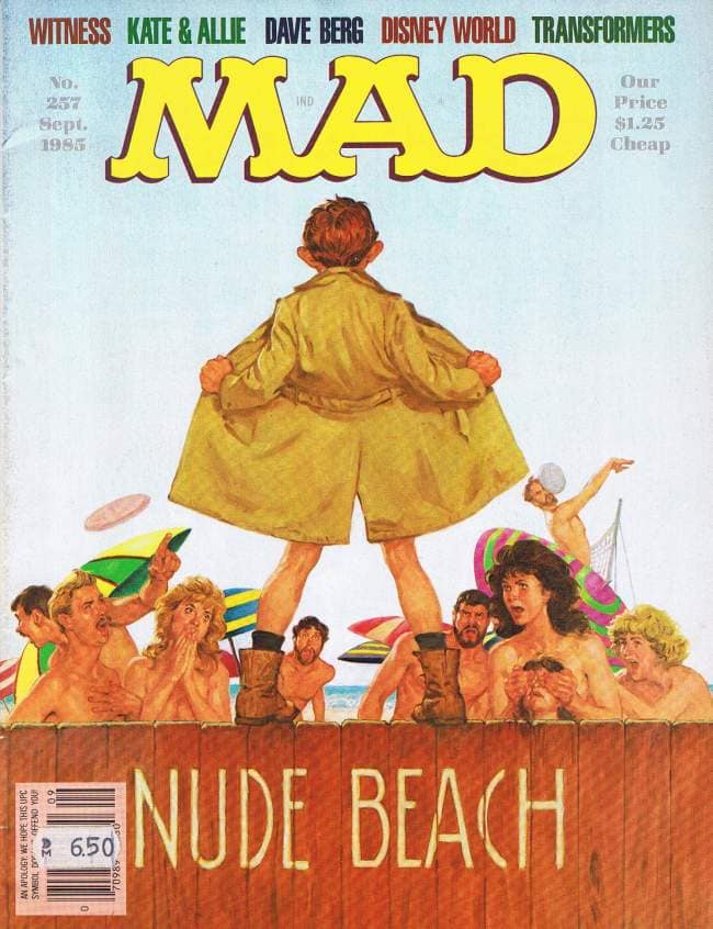 Der Exhibitionist auf dem US MAD