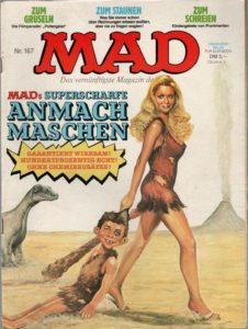 Deutsches MAD Nummer 167 (März 1983) parodiert Poltergeist von Steven Spielberg