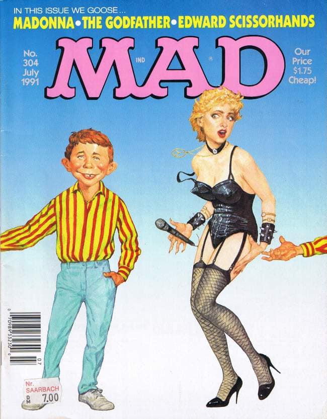 Nochmal Alfred und Madonna, gezeichnet von Richard Williams