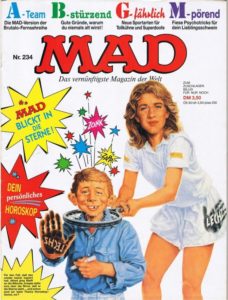 Deutsches MAD Nummer 234 (Oktober 1988) mit Steffi Graf und der A-Team Parodie