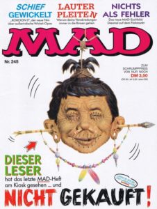 Deutsches MAD Nummer 245 (September 1989) parodiert Cocoon 2 - Die Rückkehr