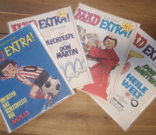 Die 4 ersten MAD Extra Hefte