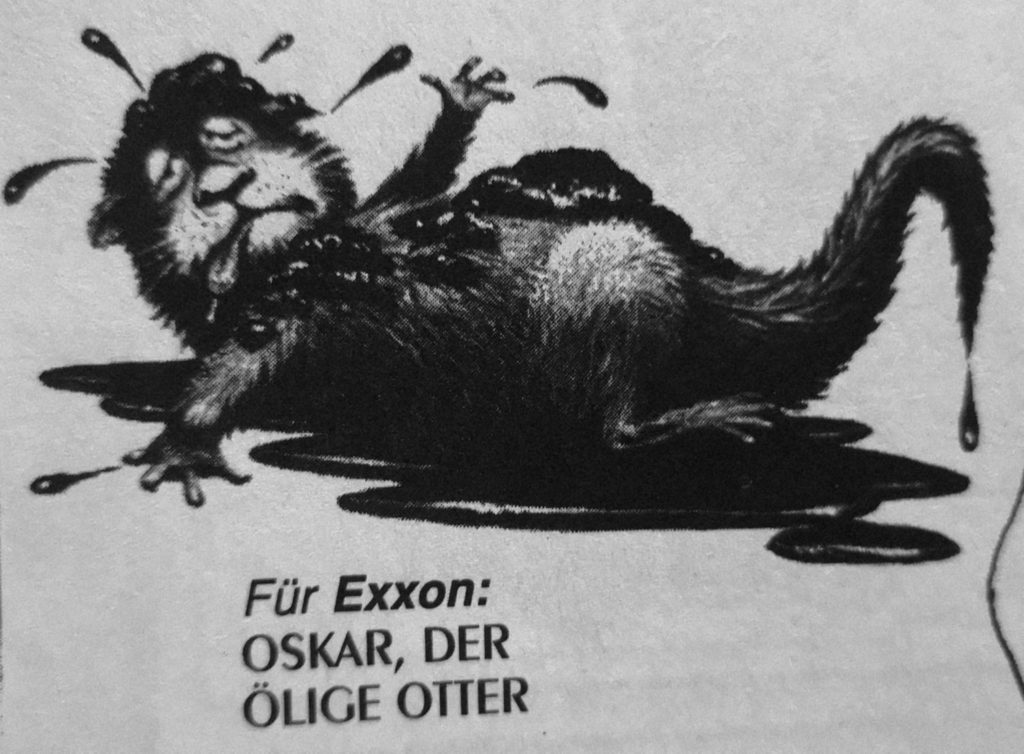 Gekauft, das neue Exxon Maskottchen