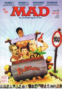 Deutsches MAD Nummer 292 (Oktober 1994) - "The Flintstones - Die Familie Feuerstein" mit John Goodman