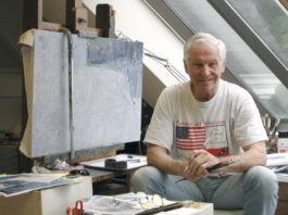 Mort Künstler in seinem Studio
