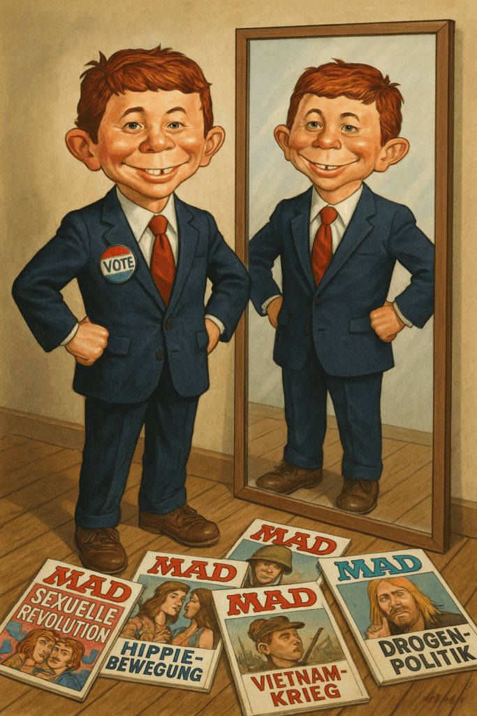 Satire als Spiegel der Gesellschaft: Wie Mad Magazin Popkultur und Politik parodiert