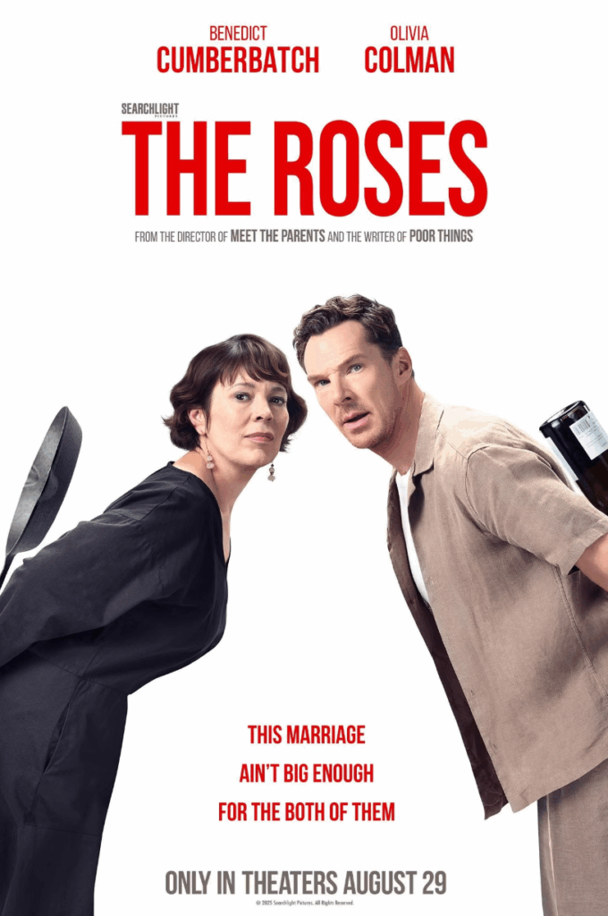 Filmplakat zu „Die Rosenschlacht“ mit Benedict Cumberbatch – erinnert stark an das MAD-Magazin-Cover Nr. 188 mit Lee Majors.