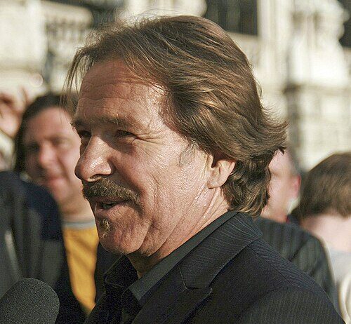Porträt des Schauspielers Götz George, bekannt als Tatort-Kommissar Schimanski, bei einer Preisverleihung in Wien.